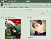 Tablet Screenshot of inuyashashot.deviantart.com
