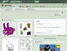 Tablet Screenshot of kurojack.deviantart.com