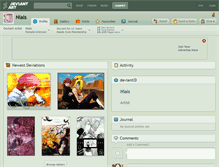 Tablet Screenshot of niais.deviantart.com