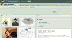Desktop Screenshot of martin-zombicide.deviantart.com
