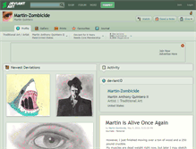 Tablet Screenshot of martin-zombicide.deviantart.com