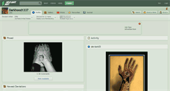 Desktop Screenshot of darkhood1337.deviantart.com