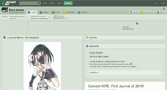 Desktop Screenshot of envy-lovers.deviantart.com