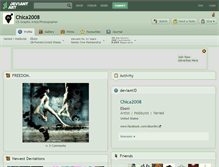 Tablet Screenshot of chica2008.deviantart.com
