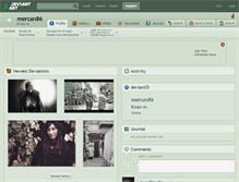 Tablet Screenshot of mercan86.deviantart.com