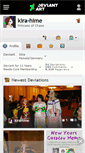 Mobile Screenshot of kira-hime.deviantart.com