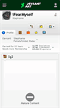 Mobile Screenshot of ifearmyself.deviantart.com