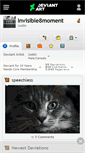 Mobile Screenshot of invisible8moment.deviantart.com
