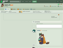 Tablet Screenshot of matrix-iii.deviantart.com