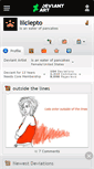 Mobile Screenshot of lilclepto.deviantart.com