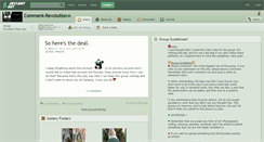 Desktop Screenshot of comment-revolution.deviantart.com