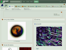 Tablet Screenshot of guf.deviantart.com