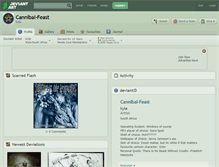 Tablet Screenshot of cannibal-feast.deviantart.com