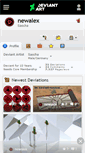 Mobile Screenshot of newalex.deviantart.com