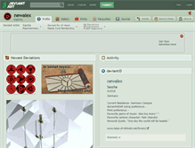 Tablet Screenshot of newalex.deviantart.com