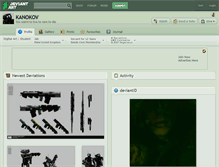 Tablet Screenshot of kanokov.deviantart.com