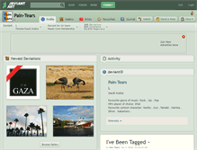 Tablet Screenshot of pain-tears.deviantart.com