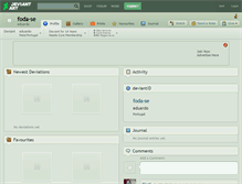 Tablet Screenshot of foda-se.deviantart.com