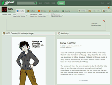 Tablet Screenshot of ijdc.deviantart.com