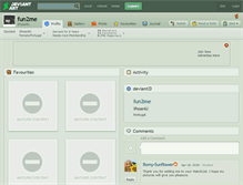 Tablet Screenshot of fun2me.deviantart.com