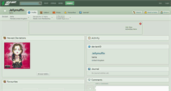 Desktop Screenshot of jellymuffin.deviantart.com