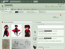 Tablet Screenshot of imadoodlist.deviantart.com