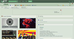 Desktop Screenshot of ctu-01.deviantart.com