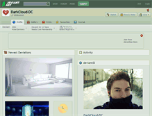 Tablet Screenshot of darkcloud-dc.deviantart.com