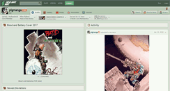 Desktop Screenshot of pigmanga.deviantart.com