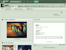 Tablet Screenshot of japok.deviantart.com