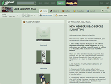 Tablet Screenshot of lord-ghirahim-fc.deviantart.com
