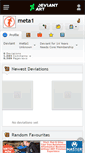 Mobile Screenshot of meta1.deviantart.com