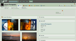 Desktop Screenshot of intense-photography.deviantart.com