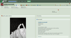 Desktop Screenshot of goldenmoonmodel.deviantart.com