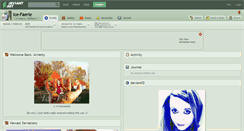Desktop Screenshot of ice-faerie.deviantart.com