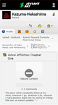 Mobile Screenshot of kazuma-nakashima.deviantart.com