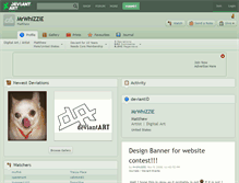 Tablet Screenshot of mrwhizzle.deviantart.com