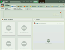 Tablet Screenshot of echiigo.deviantart.com