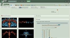 Desktop Screenshot of markkang.deviantart.com