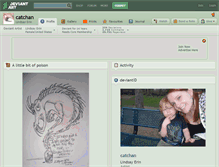 Tablet Screenshot of catchan.deviantart.com