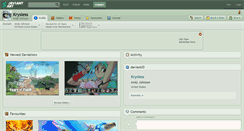 Desktop Screenshot of krysless.deviantart.com