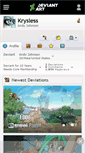 Mobile Screenshot of krysless.deviantart.com