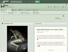 Tablet Screenshot of ckoo.deviantart.com