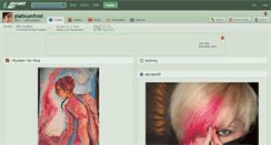 Desktop Screenshot of platinumfrost.deviantart.com