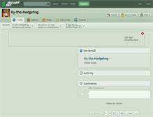 Tablet Screenshot of ky-the-hedgehog.deviantart.com
