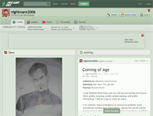 Tablet Screenshot of nightmare2006.deviantart.com