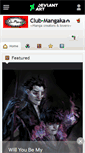 Mobile Screenshot of club-mangaka.deviantart.com