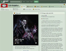 Tablet Screenshot of club-mangaka.deviantart.com
