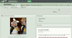 Desktop Screenshot of demondog14.deviantart.com