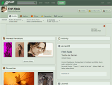 Tablet Screenshot of feth-fiada.deviantart.com